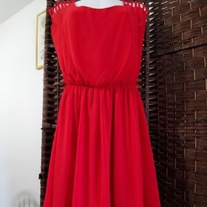 A.BYER Dress Red color